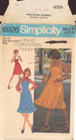 Simplicity 6926 Sewing Pattern, Dress or Jumper, Size 10, Cut, Complete