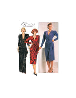 Butterick 6951 Rimini Wrap Evening Dress with Draped Pleated Front Detail, Uncut, Factory Folded Sewing Pattern Size 10