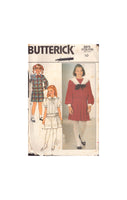 Butterick 6975 Sewing Pattern, Girls' Top and Skirt, Size 10, Cut, Complete