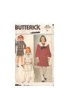 Butterick 6975 Sewing Pattern, Girls' Top and Skirt, Size 10, Cut, Complete