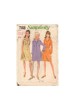 Simplicity 7168 Sewing Pattern, Misses' Shirt-Dress, Size 12, Neatly Cut, Complete