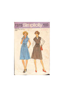 Simplicity 7375 Sewing Pattern, Dress or Jumper, Size 12, Cut, Complete