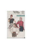 Vogue 7415 Sewing Pattern, Blouse, Size 6-8-10, Cut, Complete