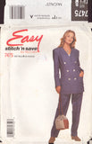 McCall's 7475 Sewing Pattern, Jacket, Top and Pants, Size 16-22, Uncut, Factory Folded