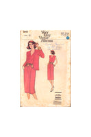 Vogue 7542 Sewing Pattern, Dress and Jacket, Size 12-14, PARTIALLY CUT, COMPLETE