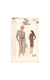 Vogue 7556 Sewing Pattern, Dress and Jacket, Size 10-12, Uncut, Factory Folded