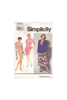 Simplicity 7564 Sewing Pattern, Dress and Skirt, Size 14-18, Uncut, Factory Folded