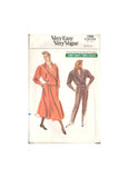 Vogue 7593 Jacket, Skirt And Pants, Uncut Factory Folded Sewing Pattern Size 8-10-12