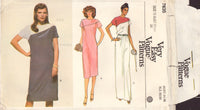 Vogue 7635 Sewing Pattern, Dress, Size 12, Cut, Incomplete