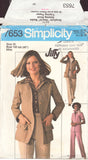 Simplicity 7653, Sewing Pattern, Jiffy Top and Pants, Size 18, Uncut, Factory Folded