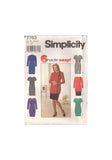 Simplicity 7763 Sewing Pattern, Dress or Tunic and Skirt, Size 8-10-12, Uncut, Factory Folded