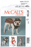 McCall's 7796 Dog Hats, Harness and Cape, Uncut, Factory Folded Sewing Pattern