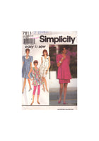 Simplicity 7811 Sewing Pattern Maternity Leggings, Skirt and Dress or Tunic Size 10-16 Uncut Factory Folded