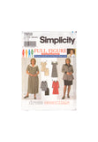 Simplicity 7858 Sewing Pattern, Dress or Top and Skirt, Size 26W-32W, Uncut, Factory Folded