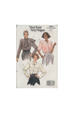 Vogue 7861 Sewing Pattern, Blouse, Size 6-8-10, Cut, Complete