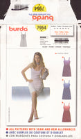 Burda 7954 Sewing Pattern, Dress, Size 6-16, Uncut, Factory Folded