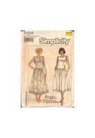 Simplicity 8008 Sewing Pattern, Dress in Two Lengths, Size 8-10-12-14, Cut, Complete