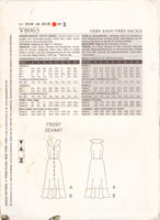Vogue 8063 Sewing Pattern, Petite Dress, Size 6-8-10-12, Cut Apart, Complete