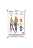 Burda 8082 Sewing Pattern, Dress Shirt, Size 10-24, Uncut Factory Folded