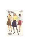 Vogue 8128 Sewing Pattern, Skirt, Size 8-10-12, Uncut, Factory Folded