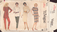 Vogue 8215 Sewing Pattern, Misses' Top or Dress and Pants, Size 18-20-22, Uncut, Factory Folded