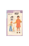 Simplicity 8217 Sewing Pattern, Child's Pants, Shorts and Vest, Size 4, Partially Cut, Complete