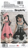 Simplicity 8233 Womens' Anime or Kawaii Lolita Costumes, Uncut, Factory Folded Sewing Pattern Various Sizes