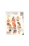 Simplicity 8234 Sewing Pattern, Misses' Two-Piece Swimsuit and Sarong, Size 10, Cut, Complete