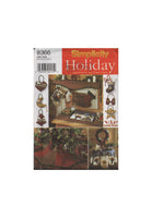 Simplicity 8366 Sewing Pattern, Christmas Accessories, One Size, Uncut, Factory Folded