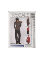 McCall's 8417 Sewing Pattern Jacket Dress Skirt Pants Size 8-10-12, Uncut Factory Folded