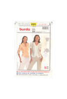 Burda 8503 Sewing Pattern, Blouse, Size 12-24, Uncut, Factory Folded