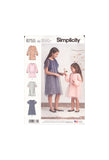 Simplicity 8755 Sewing Pattern, Girls' Dress, Size 7-14, Uncut, Factory Folded