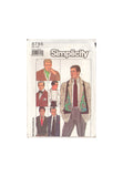 Simplicity 8785 Sewing Pattern, Men's Ties, Bow Ties and Scarfe, One Size, Neatly Cut, Complete