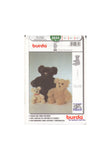 Burda 8844 Sewing Pattern, Bear Patterns, Uncut, Factory Folded