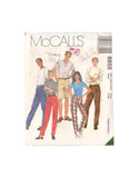 McCall's 8855 Sewing Pattern, Women's and Men's Pants and Shorts, Size 33.5, 34.5, Neatly Cut, Complete