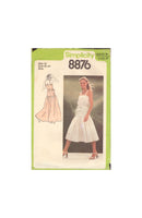 Simplicity 8876 Sewing Pattern, Sundresses and Tie Belt, Size 14, Cut, Complete