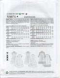 2000's Sewing Pattern: Vogue 8876 Marcy Tilton Princess Seam Dress with Sleeve Variations, Uncut, Factory Folded, Size 8-16