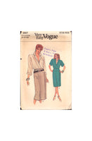 Vogue 8907 Blouse and Skirt, Sewing Pattern, Size 8-10-12, Uncut, Factory Folded OR Cut, Complete