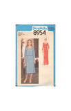 Simplicity 8954 Dress in Two Lengths, Sewing Pattern, Size 12, CUT, COMPLETE