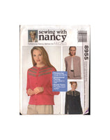 McCall's 8955 Sewing Pattern Top Size 8-22 Uncut Factory Folded