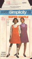 Simplicity 8968 Sewing Pattern, Misses' Jumper, Size 12, Cut, Complete