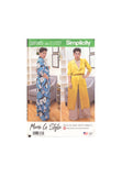 Simplicity 8985 Sewing Pattern, Duster or Dress Pants, Size 20W-28W, Uncut, Factory Folded