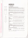 Simplicity 8985 Sewing Pattern, Duster or Dress Pants, Size 10-18, Uncut, Factory Folded (Copy)