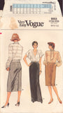 Vogue 9053 Sewing Pattern, Skirt, Size 8-10-12, Cut, Complete