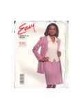 Stitch 'n Save 9060 Sewing Pattern Jacket Top Skirt Size 10-16 Uncut Factory Folded