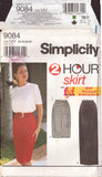 Simplicity 9084 Sewing Pattern, Misses' Skirt, Size 16-22, Uncut, Factory Folded