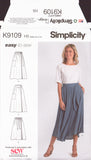 Simplicity 9109 Sewing Pattern, Misses' Wrap Skirts, Size 6-14, Uncut, Factory Folded