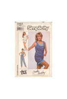 Simplicity 9158 Sewing Pattern, Pants, Shorts, Top, Overshirt, Undershirt and Sash, Size SM-XL, Uncut, Factory Folded