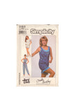 Simplicity 9158 Sewing Pattern, Pants, Shorts, Top, Overshirt, Undershirt and Sash, Size SM-XL, Uncut, Factory Folded