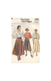 Vogue 9169 Sewing Pattern Misses' Skirts, 8-10-12, Complete